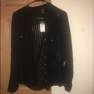 Rue 21 sheer blouse size Medium